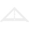 Ekena Millwork Pitch Artisan Architectural Grade PVC Gable Pediment, 60"W x 30"H x 1"P (12/12) GPP060X030X100ART - alternate 3